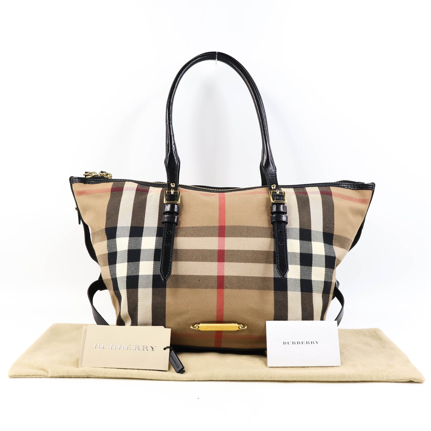 Burberry Tote Bag Canvas Classic