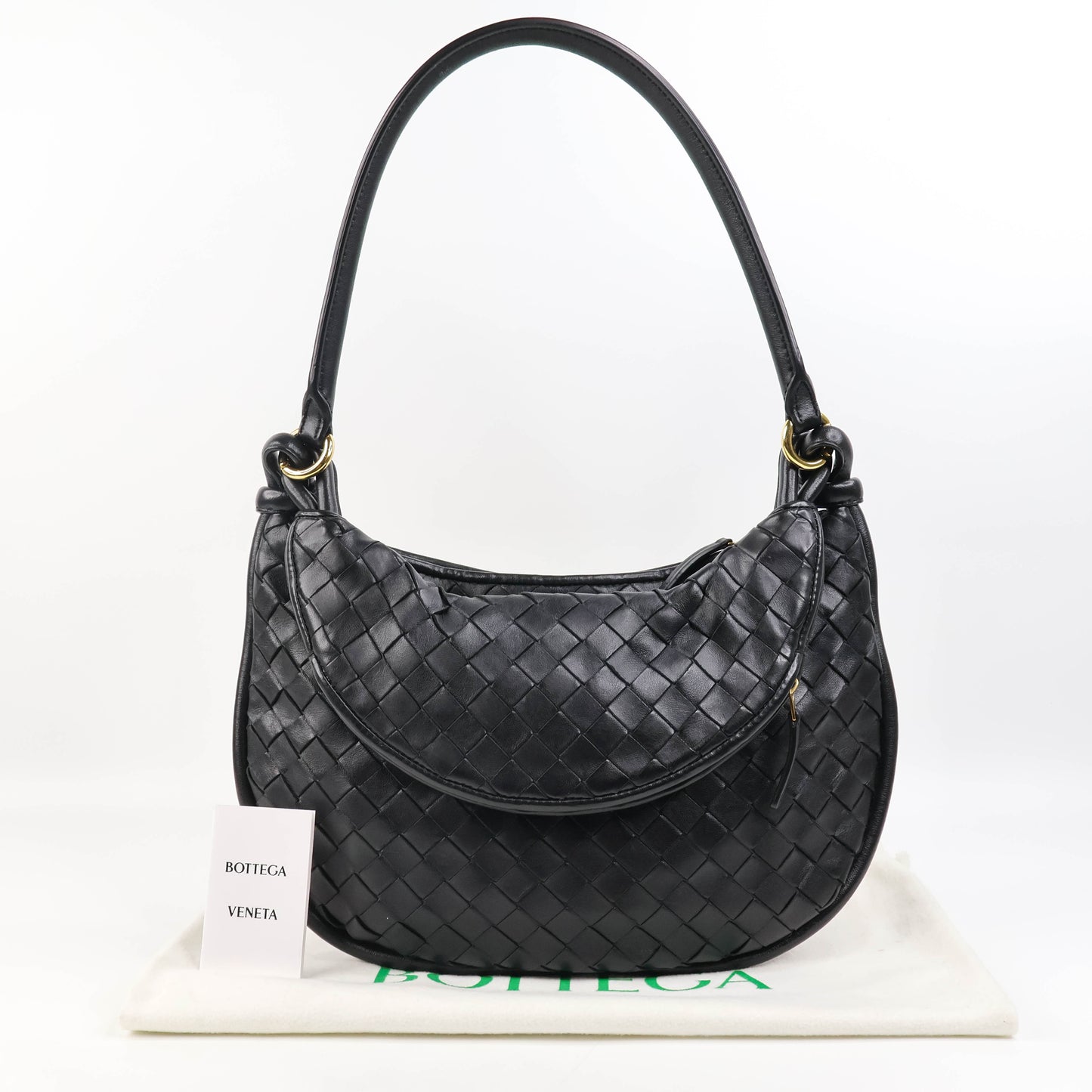 Bottega Veneta Gemelli Medium Bag Black