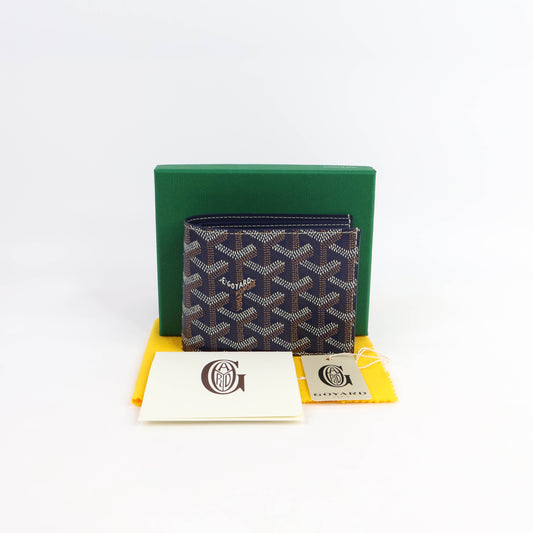 Goyard Victorie Wallet Blue Marine