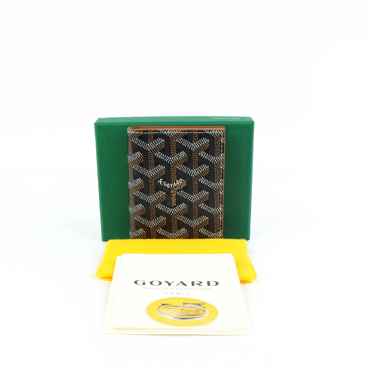 Goyard Porte-Cartes st Marc 2 Black Tan