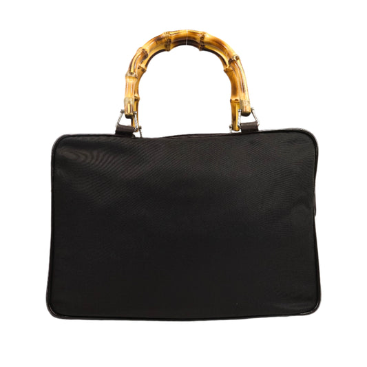 Gucci Handbag Vintage Bamboo Brown