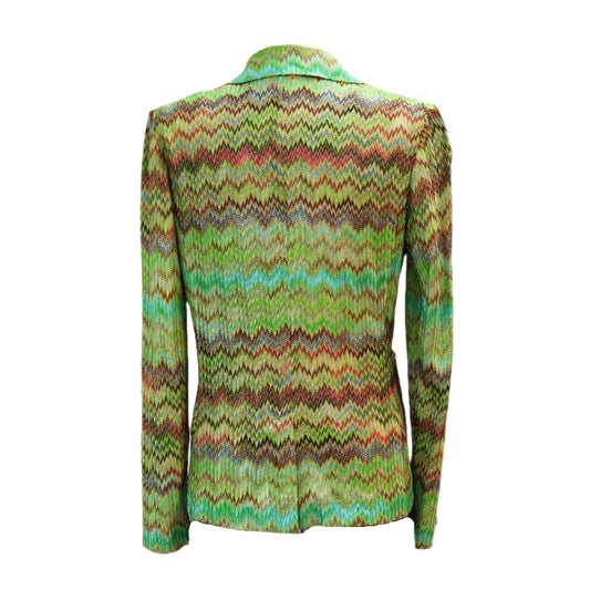 Missoni Blazer Green Zigzag
