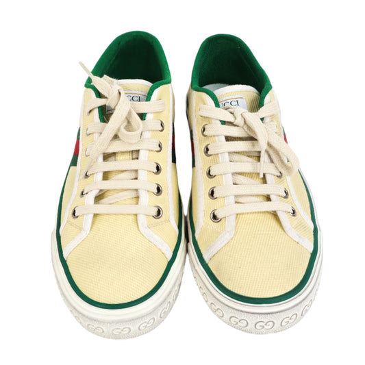 Gucci Tennis Sneakers 1977 Yellow/Green 40