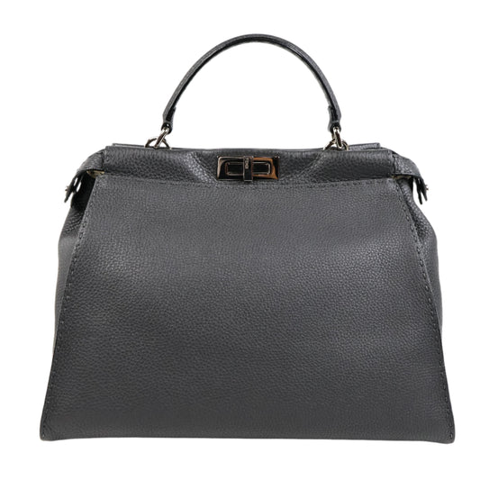 Fendi Peekaboo Selleria Grey Large