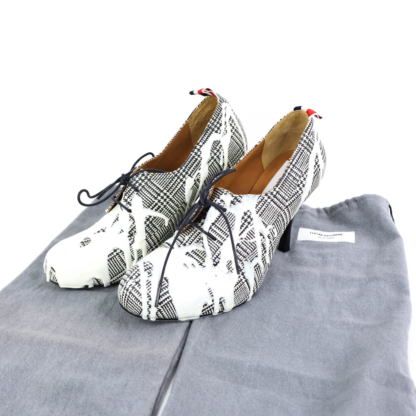 Thom Brown Boots Heel Black White 37