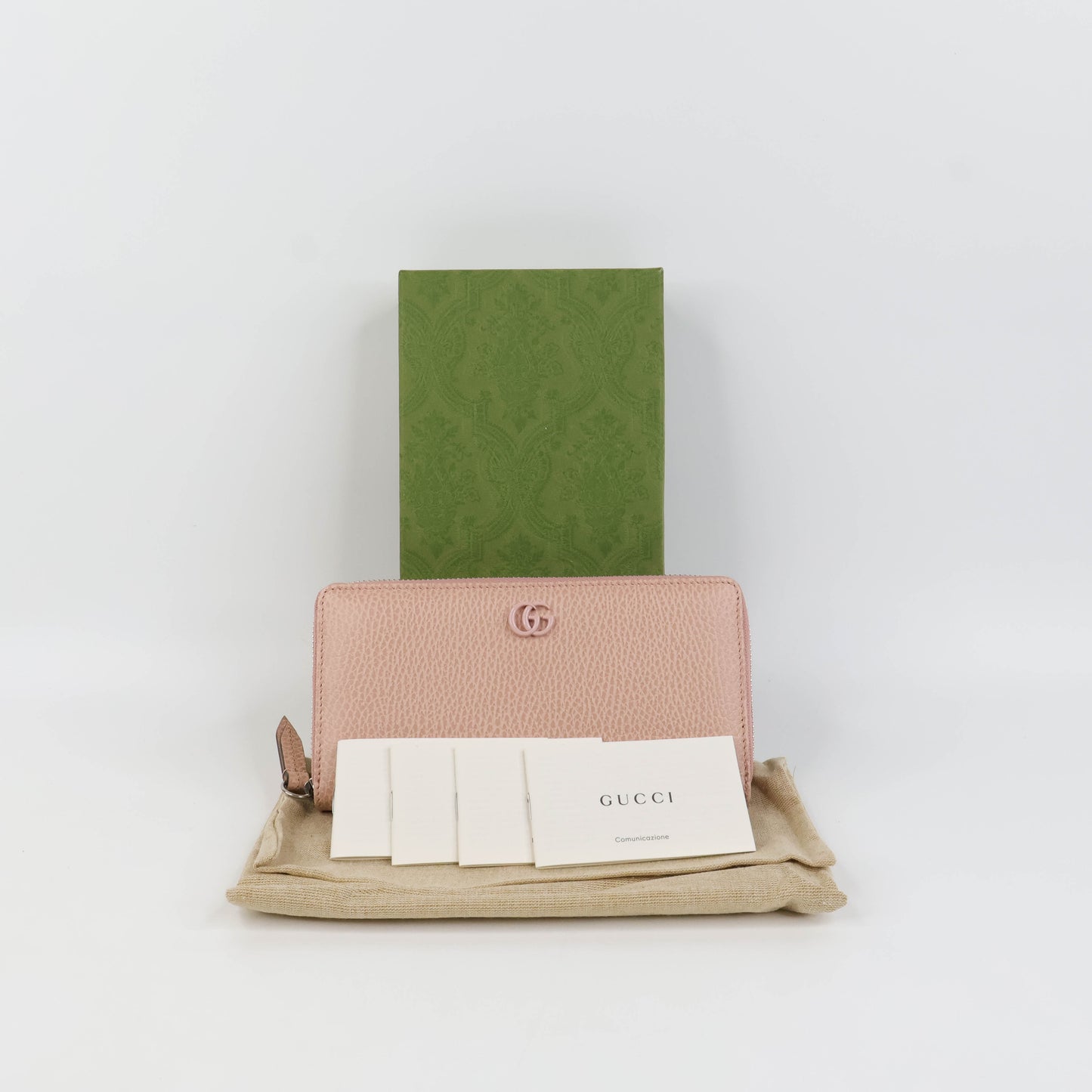 Gucci Wallet Zip Around Perfect Pink