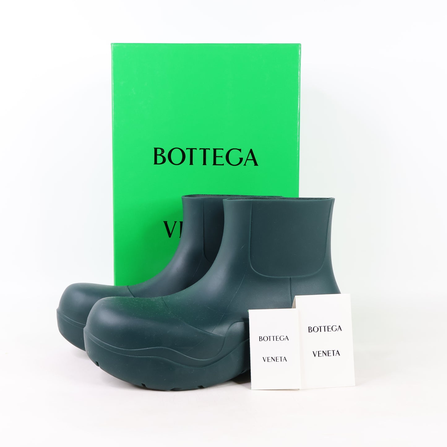 Bottega Rubber Boots Dark Green 42