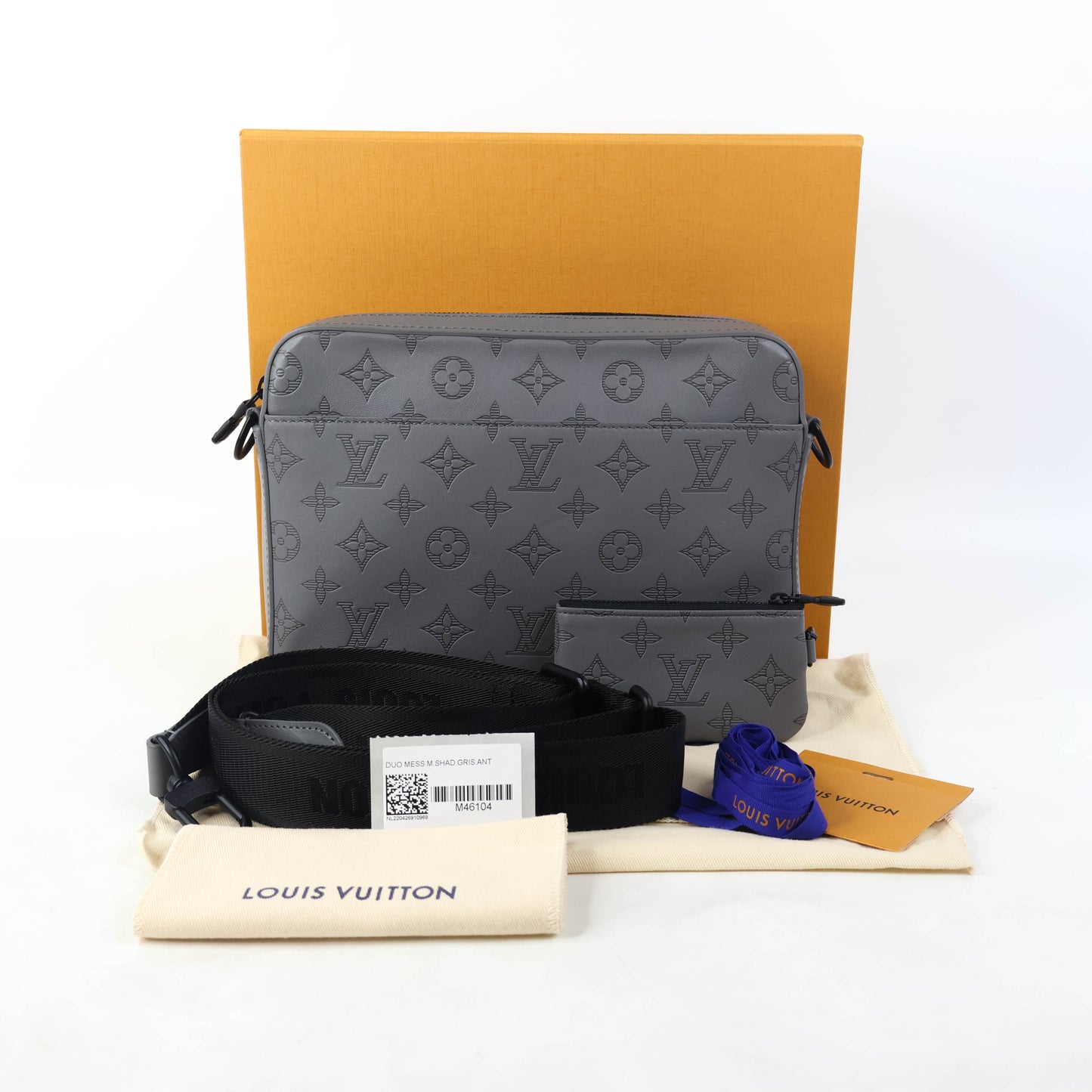 Louis Vuitton Duo Messenger Monogram Shadow Grey