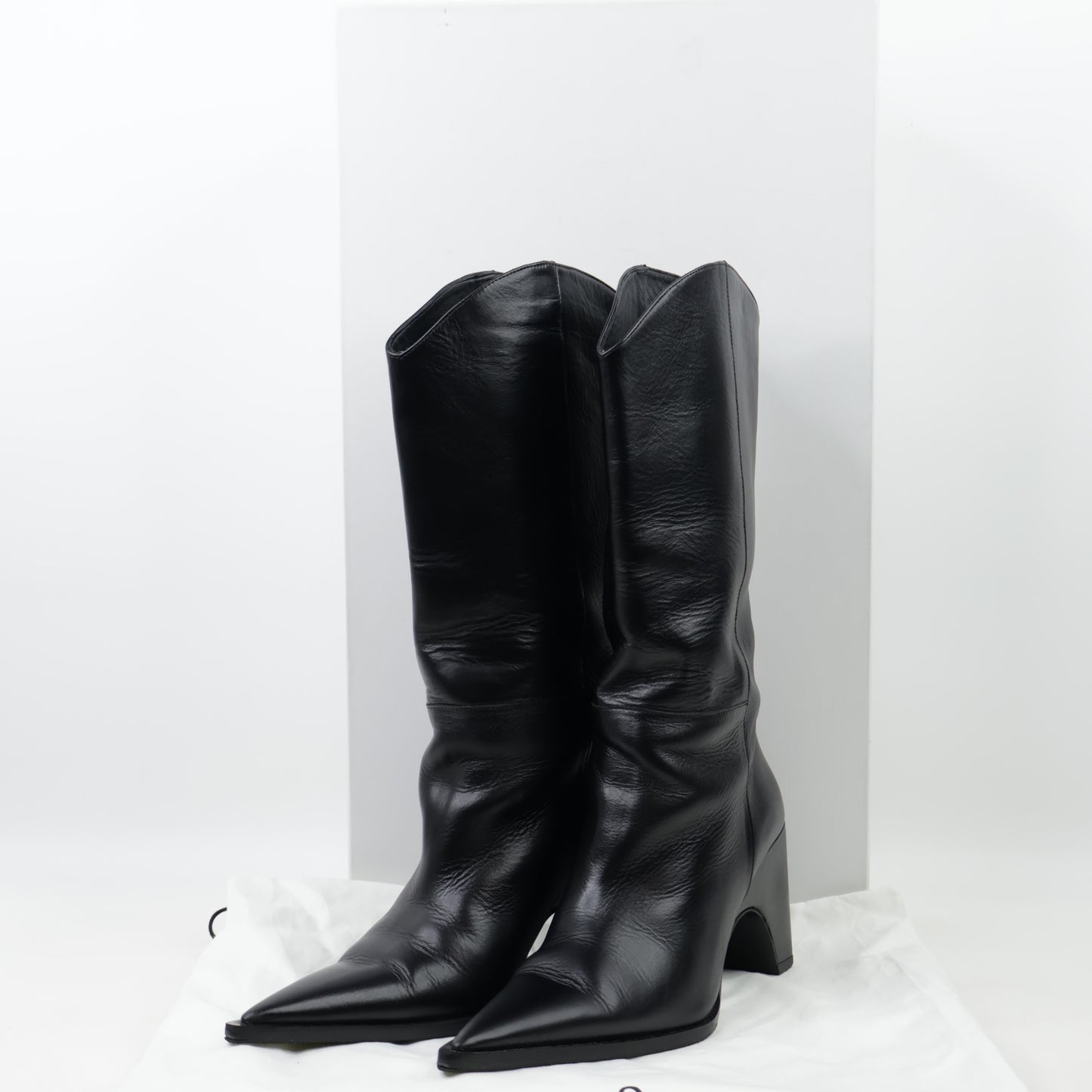 Coperni Bridge Cowboy Boots Black 36