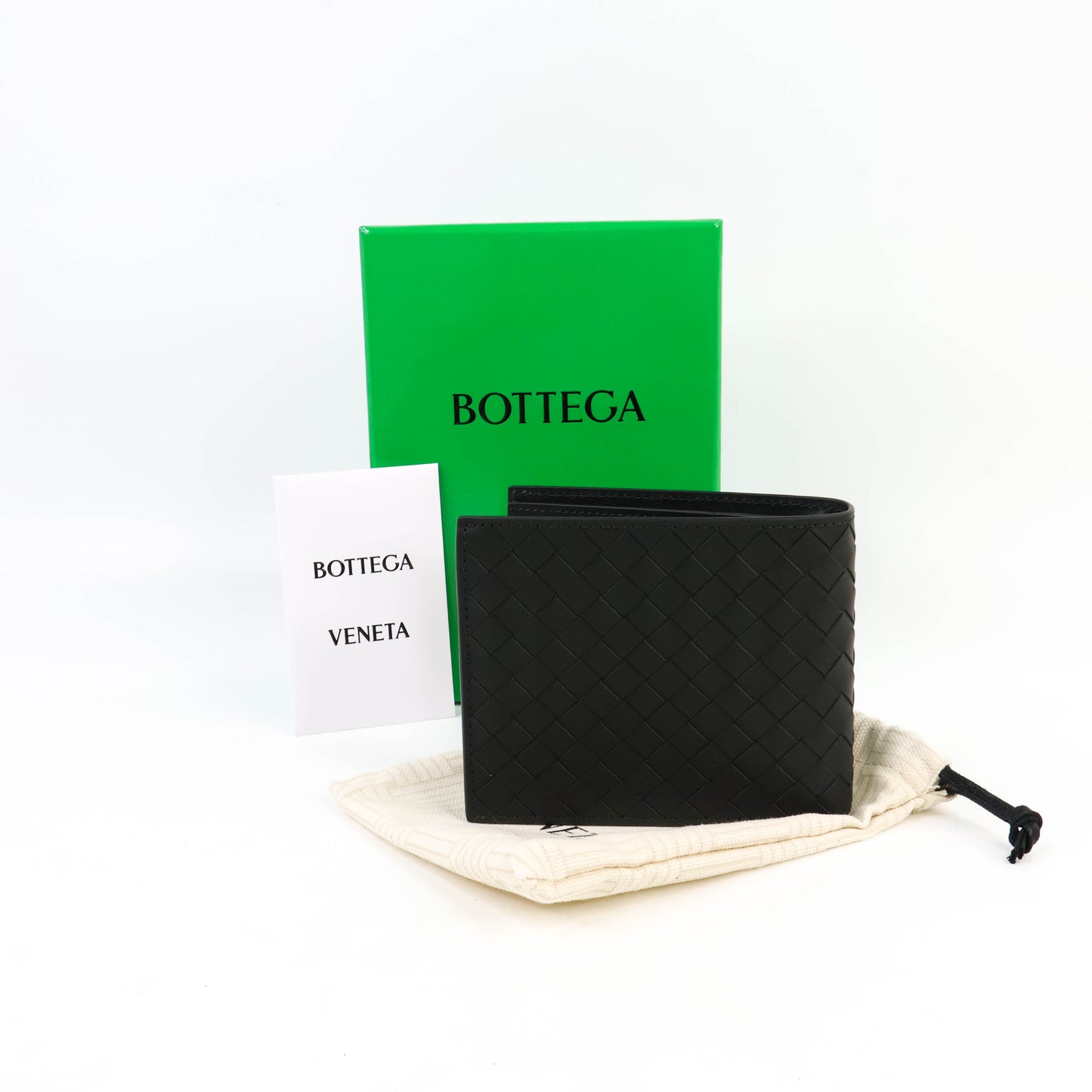 Bottega Veneta Short Wallet Dark Grey