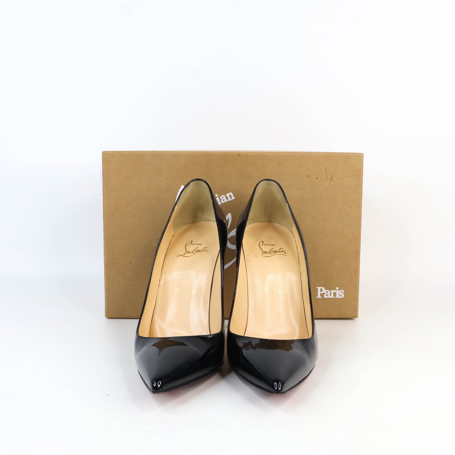 Christian Louboutin Decollete 554 100 Patent Black 38