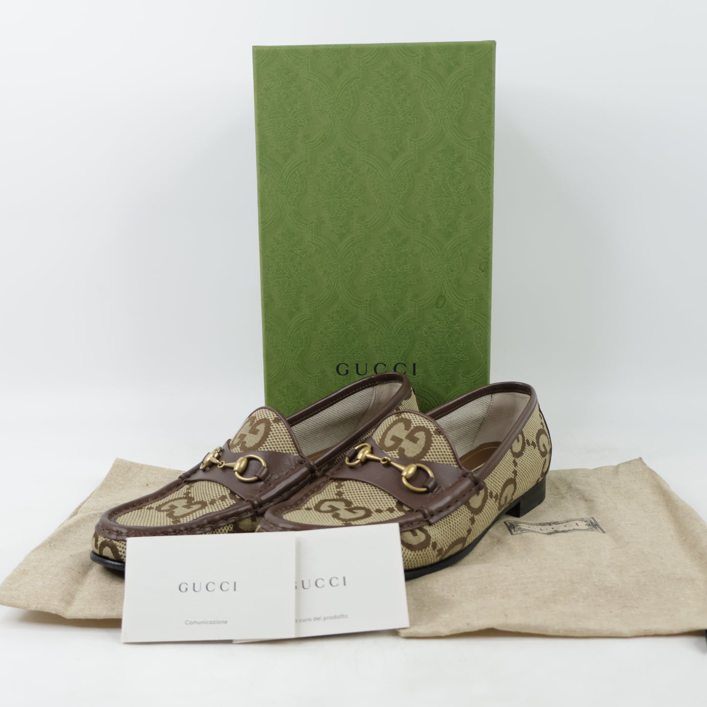 Gucci Loafers Macro GG Canvas 39