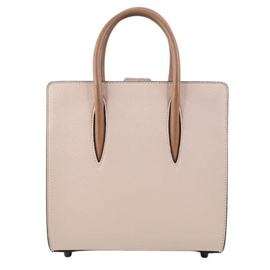 Christian Louboutin Handbag With Strap Beige Red