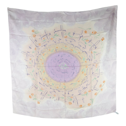 Louis Vuitton Silk Scarf 90x90 Purple