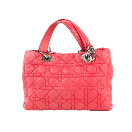 Christian Dior Soft Cannage Yote Red Bag