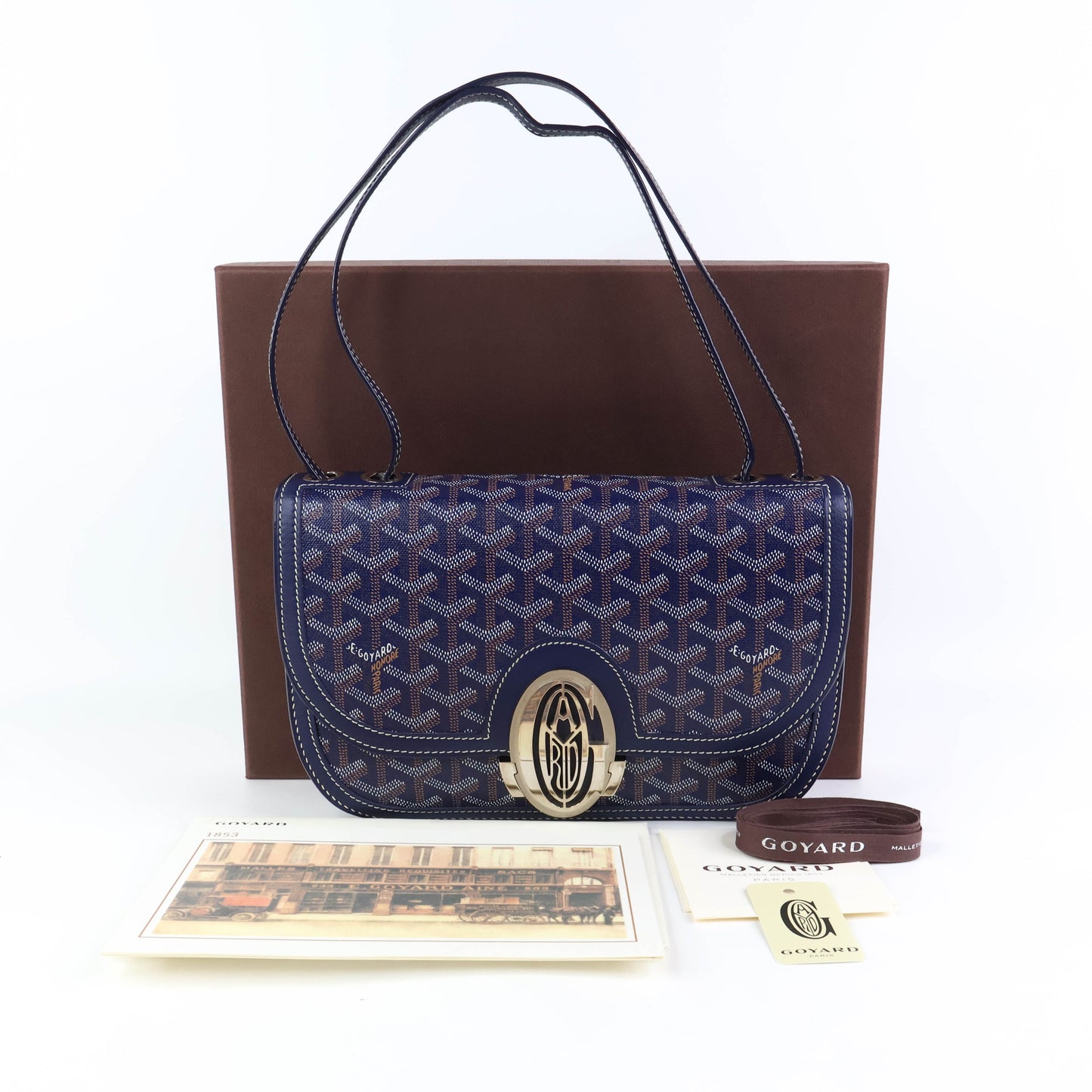 Goyard Sac 233 Blue Marine