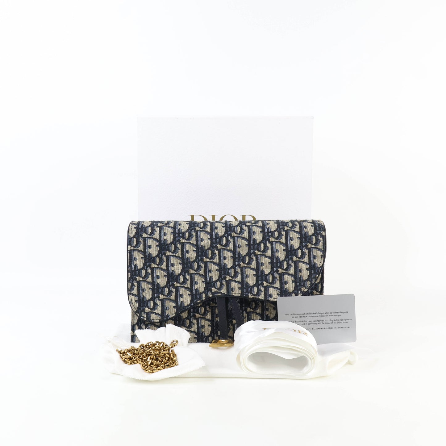 Christian Dior Saddle Pouch Medium Oblique