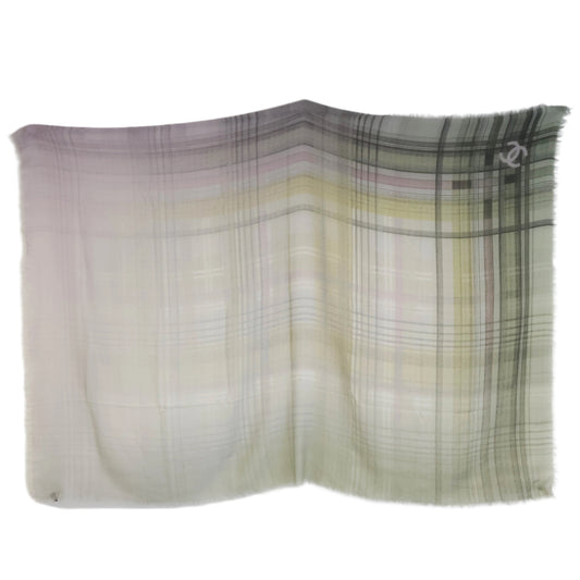 Chanel Cashmere Scarf Grey