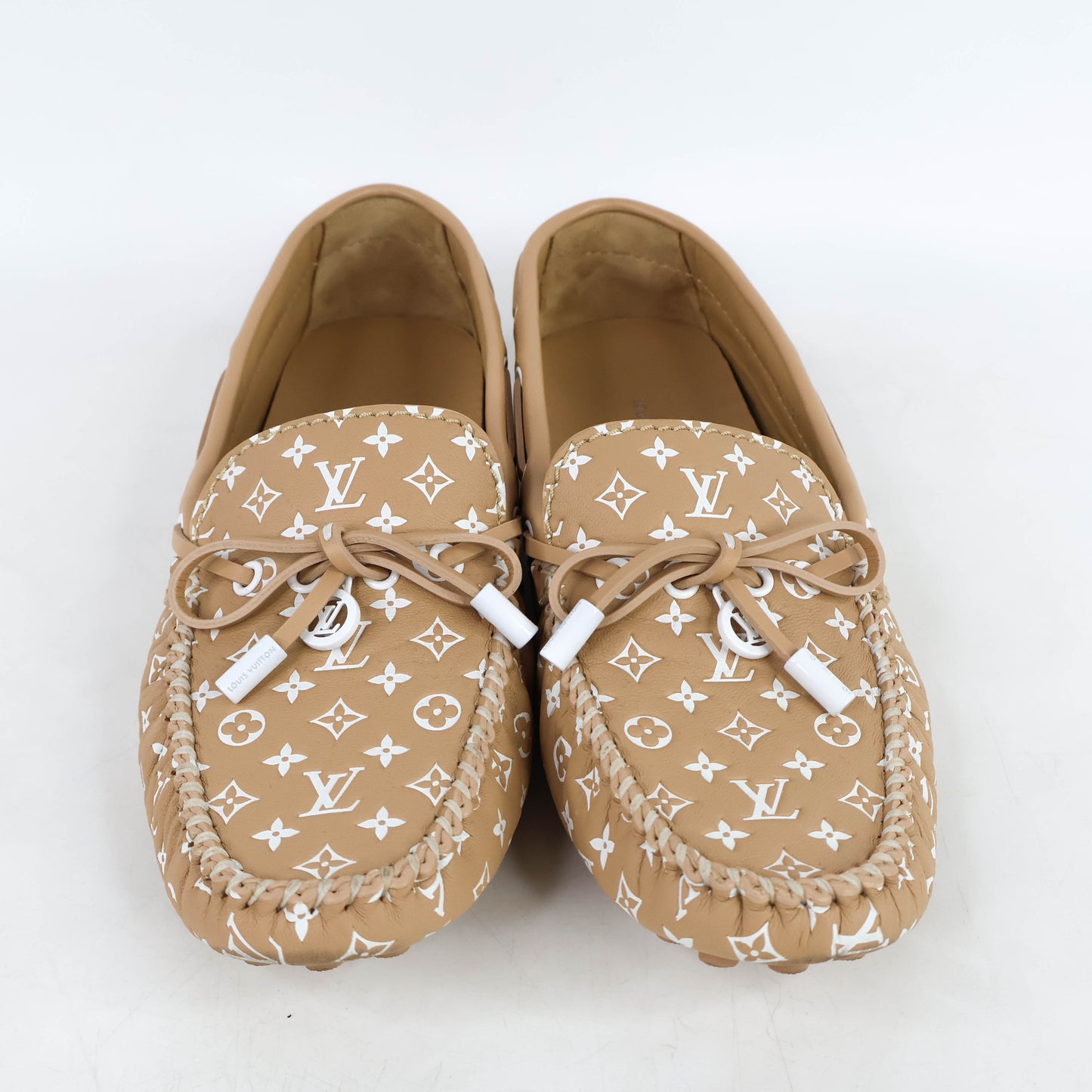 Louis Vuitton Loafers Beige Monogram 39