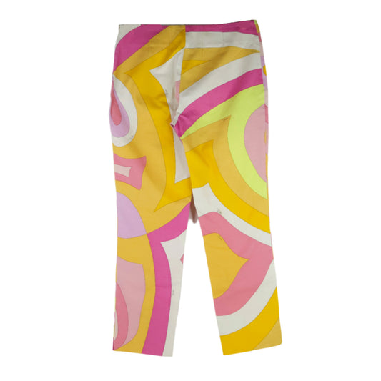 Emilio Pucci Pants Pink Yellow Orange