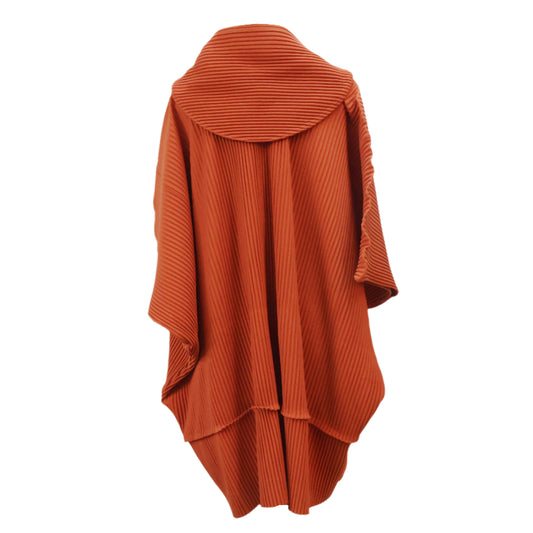 Homme Plisse Hoodie Orange