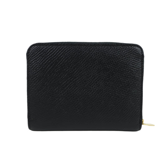Celine Zippy Compact Wallet Black