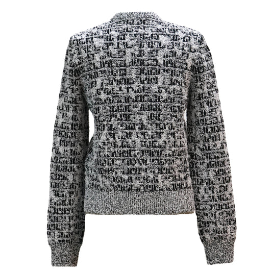 Givenchy Cardigan Black White