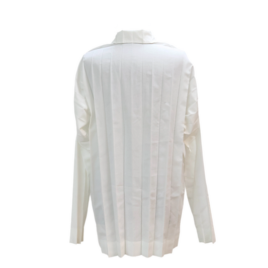 Homme Plisse Pleats Shirt White
