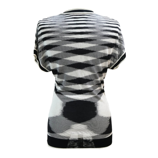 Missoni Top Short White Black