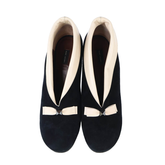 Marc Jacobs Black/Beige Suede 38