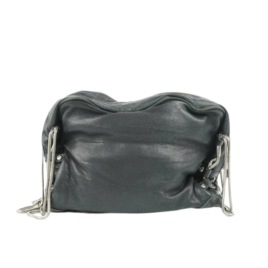 Alexander Wang Brenda Zip Chain Shoulder Bag Black