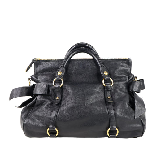 Miu Miu Bow Black