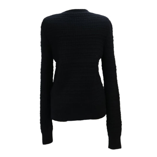 Chanel Sweater Black Charm Gold