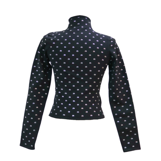 Alexander Wang Top Black Crystal