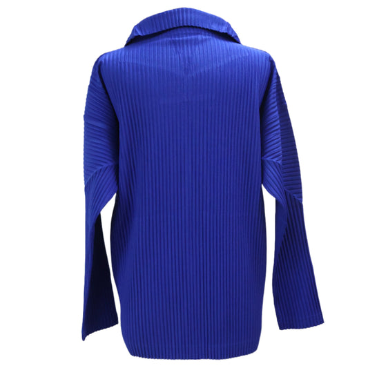 Homme Plisse Jacket Blue