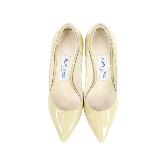 Jimmy Choo Pumps Patent Cream 34.5