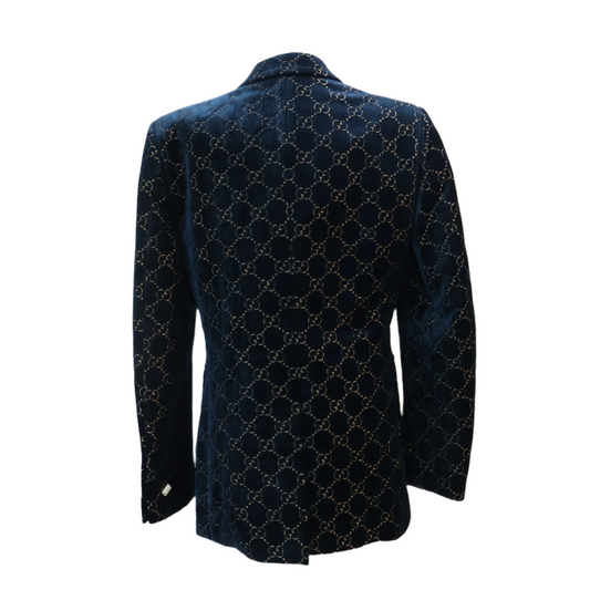 Gucci GG Jacket Velvet Navy