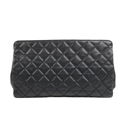 Chanel Clutch Bag Black Caviar