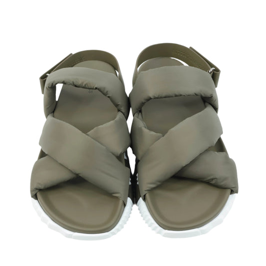 Hermes Electric Sandals Khaki 43