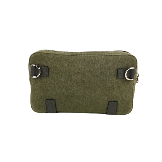 Valentino Crossbody Bag Canvas Khaki