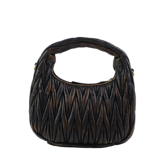 Miu Miu Wander Matelasse Coffee