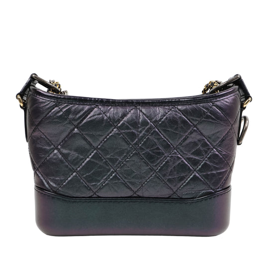 Chanel Gabrielle Small Iridescent Purple Lamb