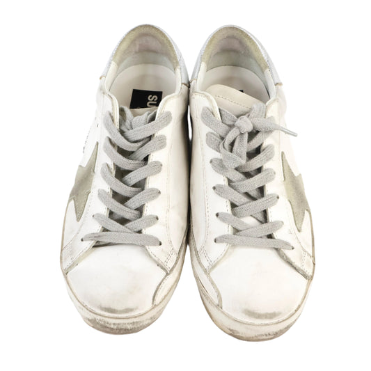 Golden Goose Sneaker White Star silver 38