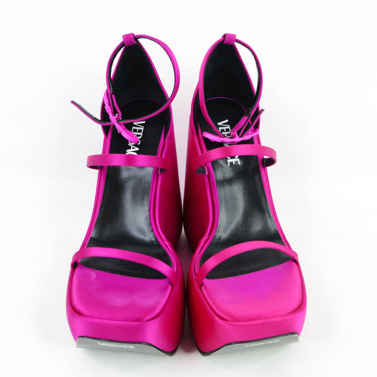 Versace Wedge Pink Satin 38