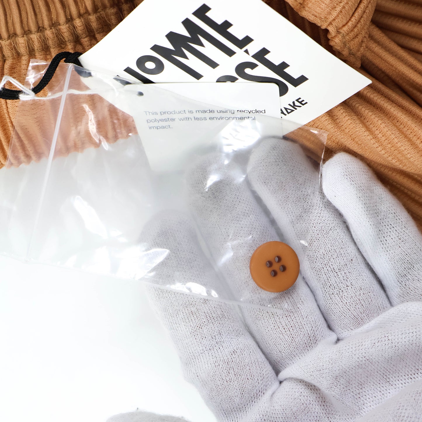 Homme Plisse Pants Orange