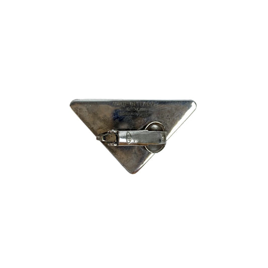 Prada Single Earring Triangle Black