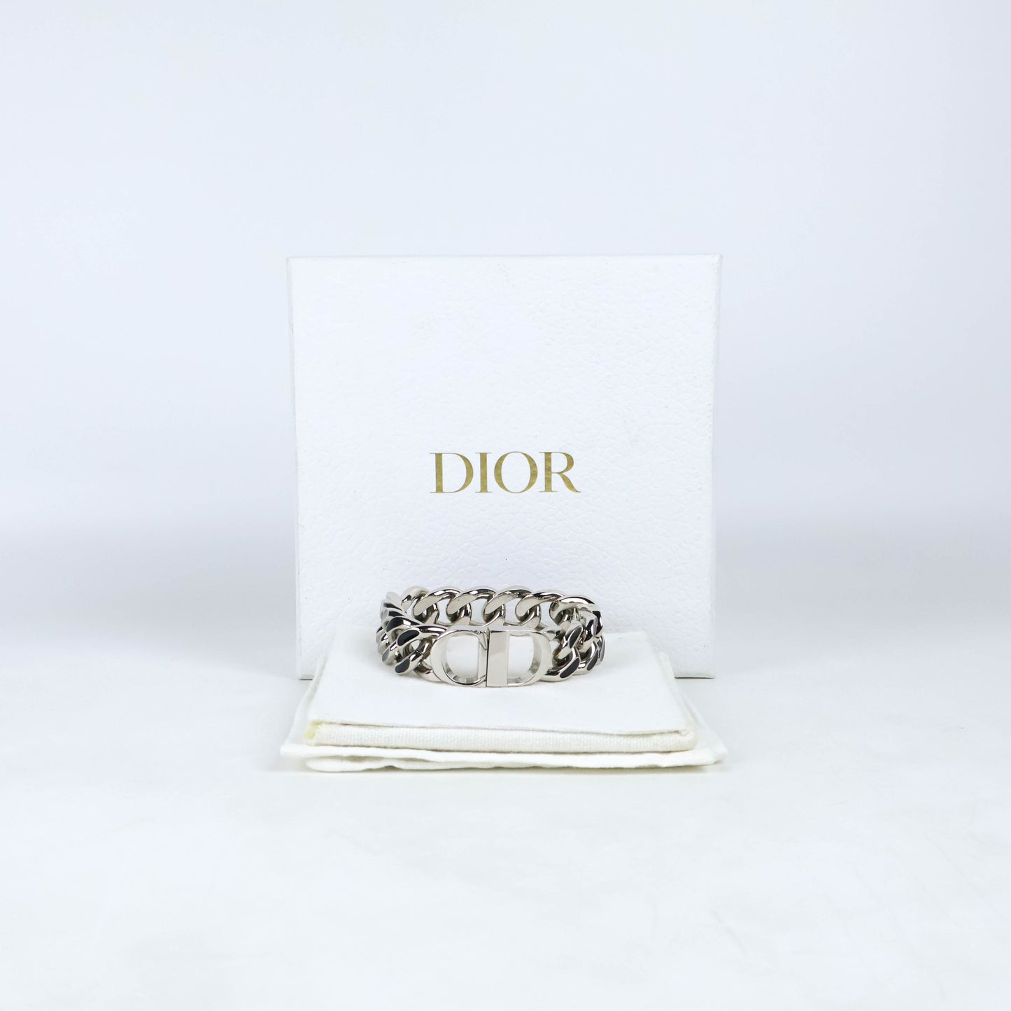 Christian Dior Bracelet Chain Silver
