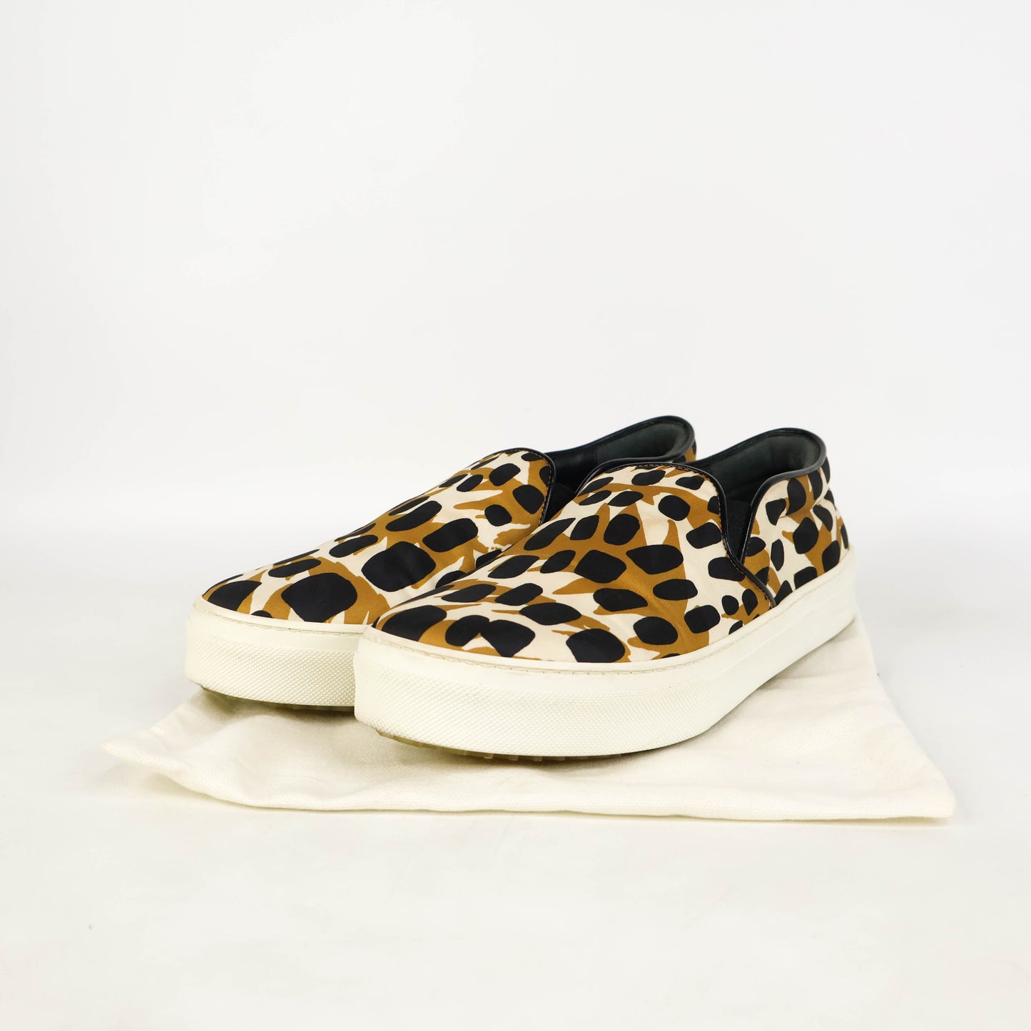 Celine Slip On Sneakers Leopard Brown 38.5