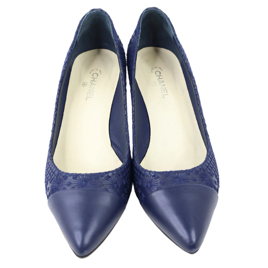 Chanel Pumps Navy 38C