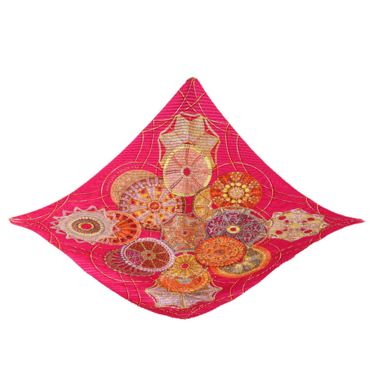 Hermes Plisse Scarf Pink